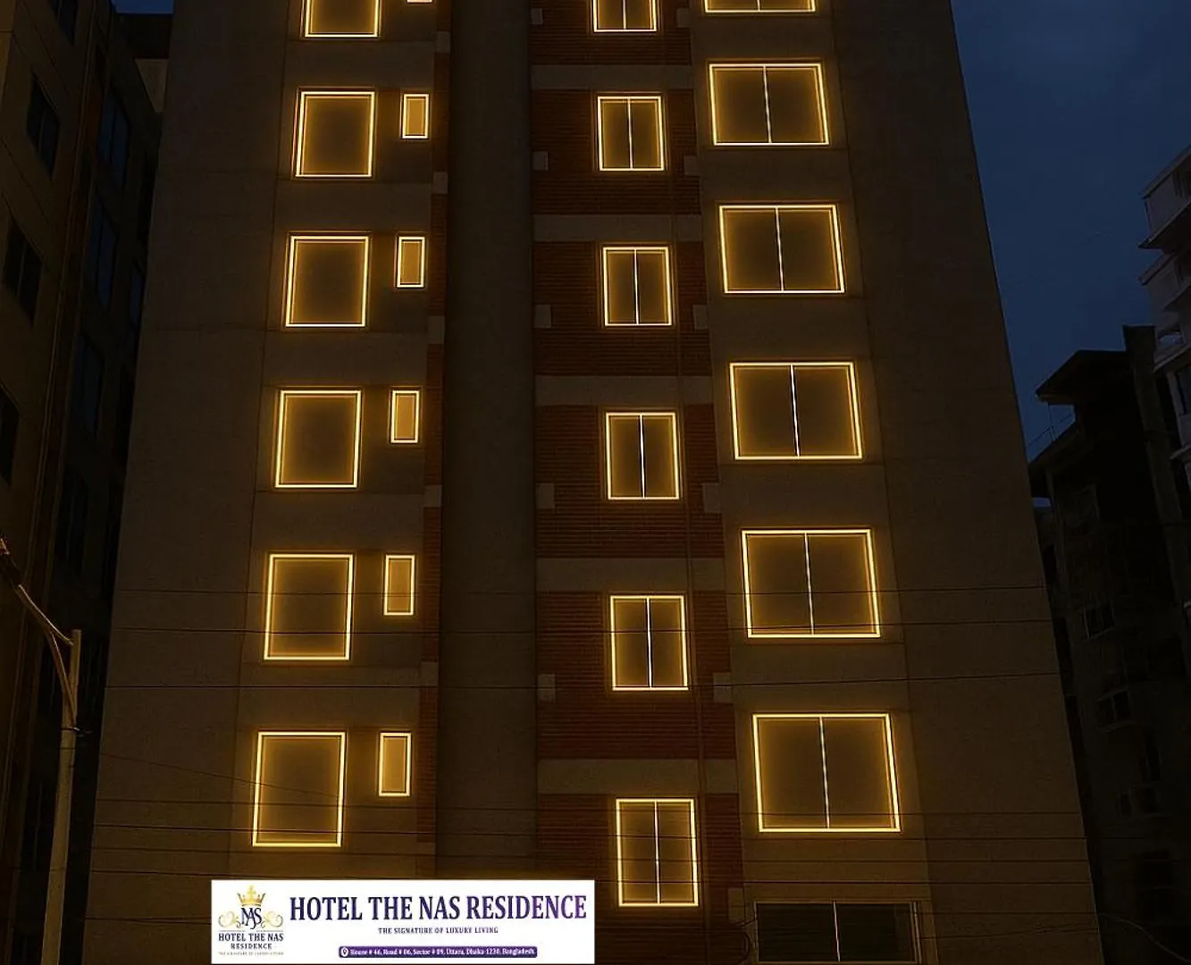 Hotel The Nas Residence ダッカ 3*,
